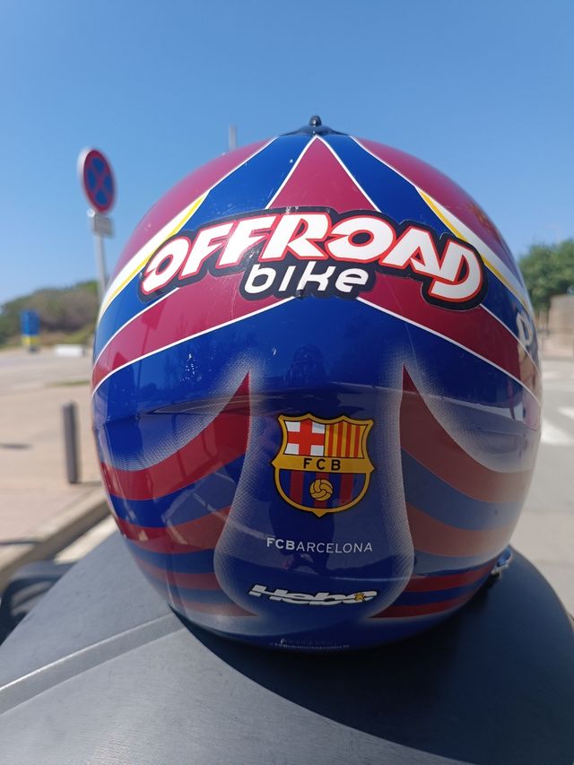 Casco moto Barça talla M/L