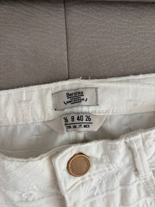 Pack de Pantalones blancos estampados
