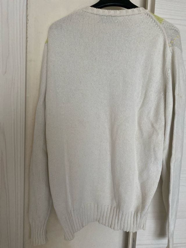 Maglia Brimarte bianca e gialla