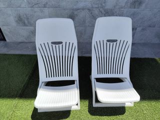 2 Sillas playa plegables