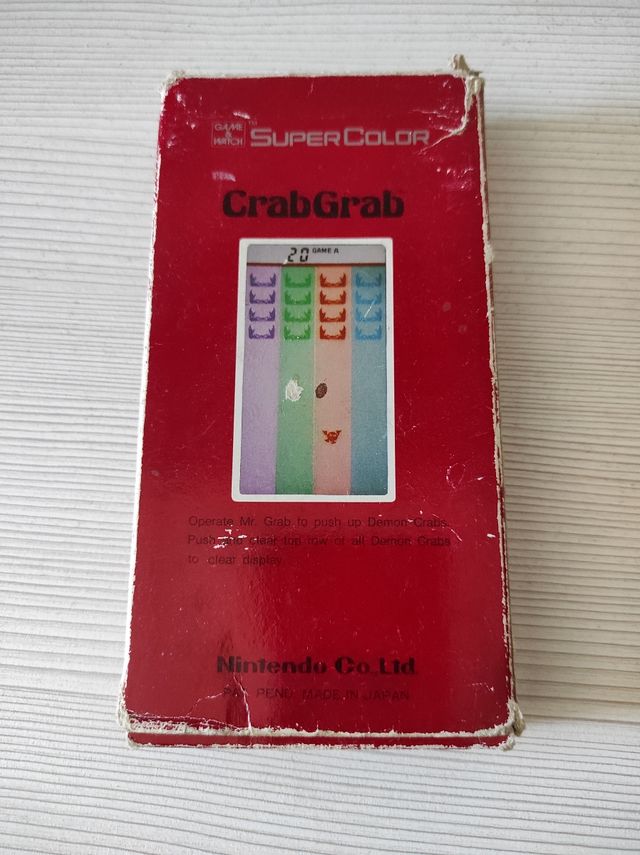 Nintendo Crab Grab Game & Watch Super Color 1984