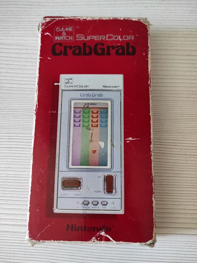 Nintendo Crab Grab Game & Watch Super Color 1984