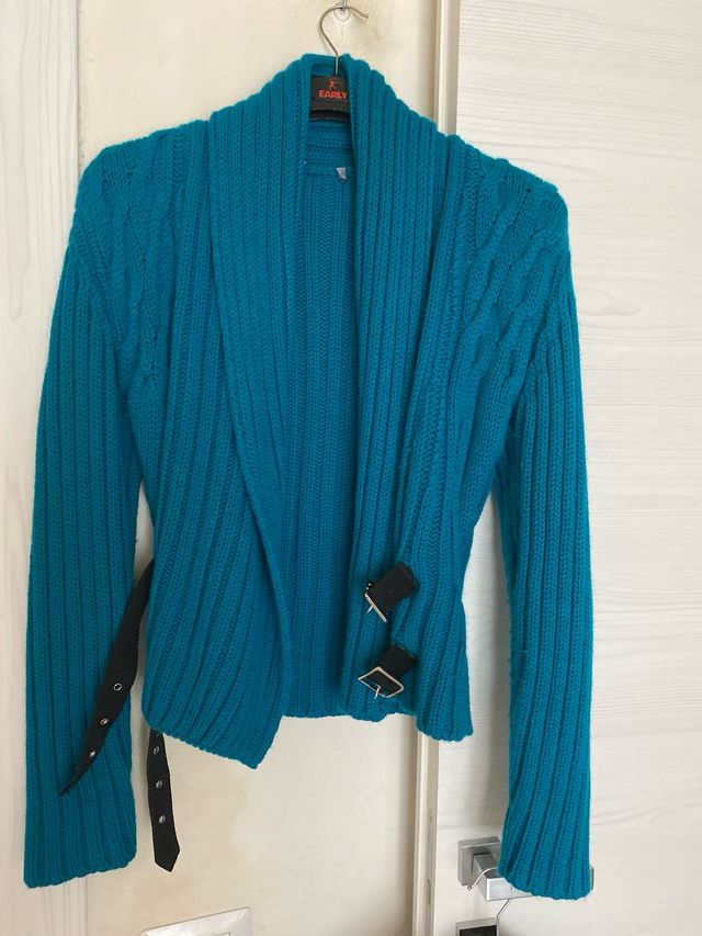 Cardigan Turchese Donna