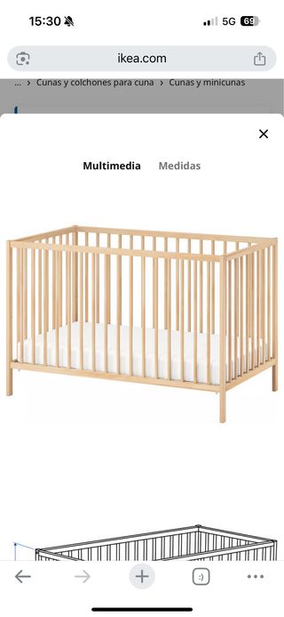 Cuna bebé IKEA - MINICUNA