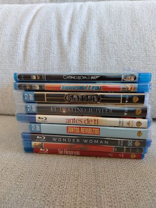 Pack películas Blu-ray Variados (9)