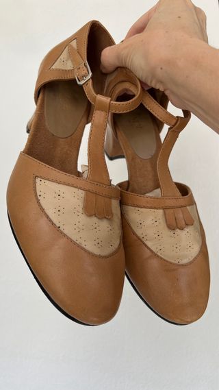 Zapatos baile Bounce 37 marrones