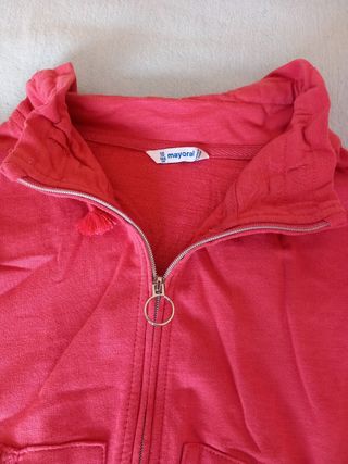 Conjunto (10 años): shorts, camiseta y sudadera