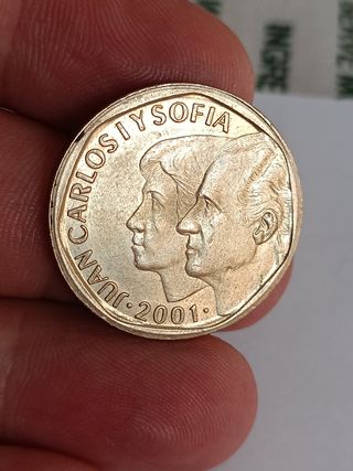 Moneda 500 Pesetas España 2001