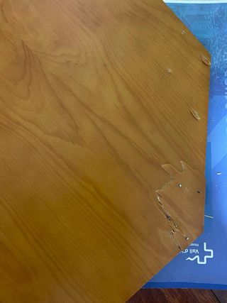 Armario esquinero de madera de gran capacidad