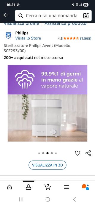 Sterilizzatore Philips Avent