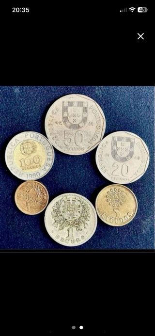 ESCUDOS antiguos Portugal 
