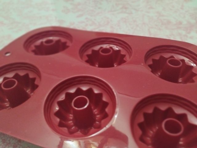 Molde silicona reposteria 6 mini bundt