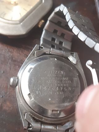 5 relojes: Citizen, Orient, Halcón, Silvana, Polo.