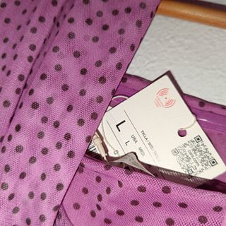 Vestido largo morado Zara -