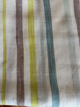 Cortinas estores  | Beige y azul