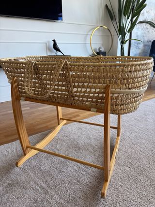 Cuna moisés mimbre Clair de Lune