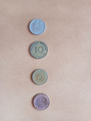 Monedas alemanas antiguas