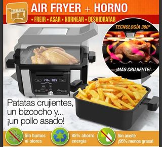 Freidora de aire + Horno 2 en 1/ DUAL CHEFF