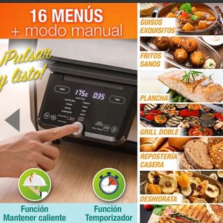 Freidora de aire + Horno 2 en 1/ DUAL CHEFF