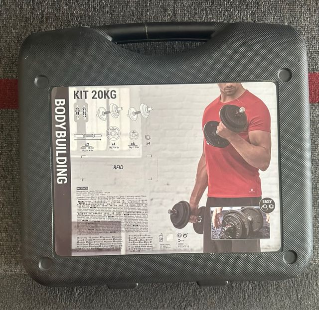 Kit pesi 20kg Bodybuilding