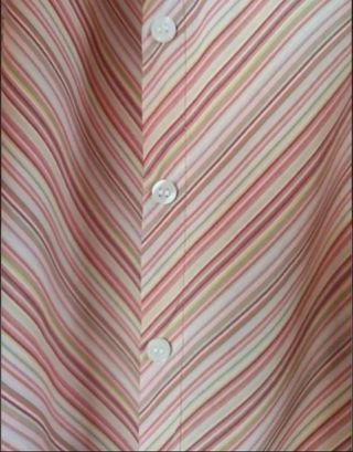 Camisa rayas beige-rosa | Talla L