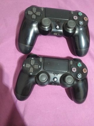 2 Mandos PS4 (PlayStation 4) negros