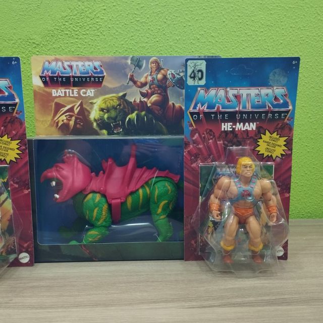 Figuras MOTU He-Man Skeletor Panthor Battle Cat