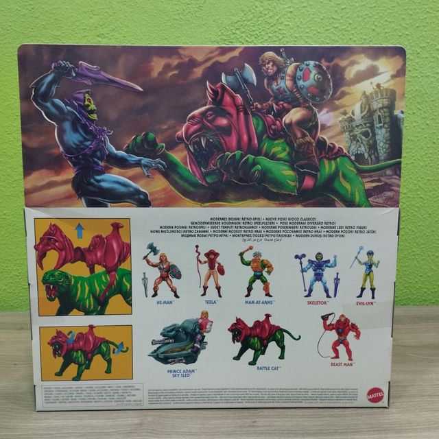Figuras MOTU He-Man Skeletor Panthor Battle Cat