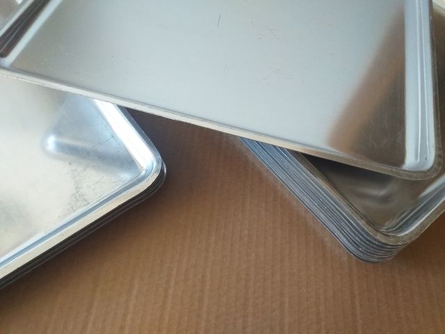 Bandejas aluminio hostelería - 12 uds