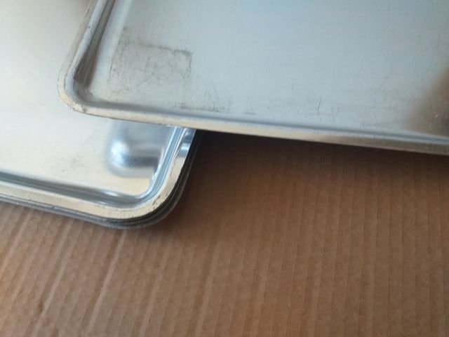 Bandejas aluminio hostelería - 12 uds