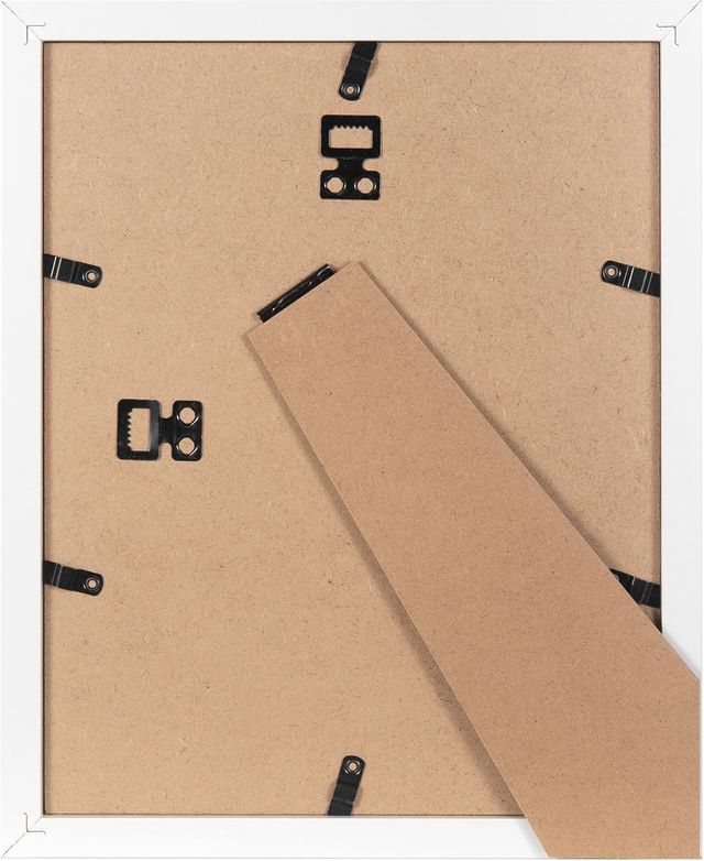 4 Cornici Foto 25x20 cm - Legno Bianco