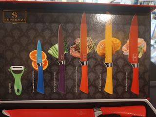 Set Coltelli Suprema! 6pz Rosso