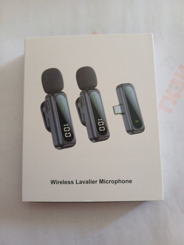Micrófonos inalámbricos Lavalier x2