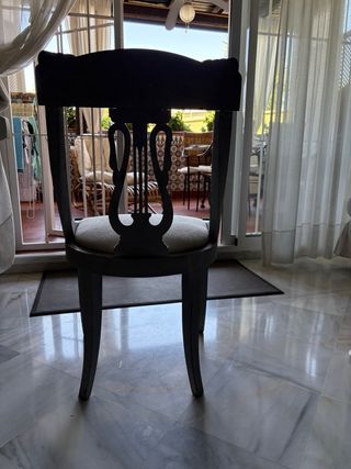 Silla estilo Luis XV