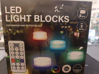 8 LED Light Blocks - 9 metri