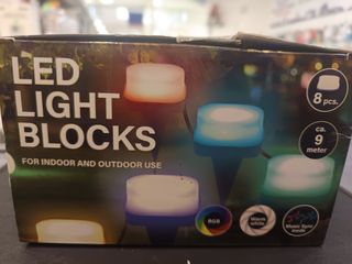 8 LED Light Blocks - 9 metri