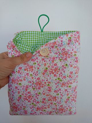 Funda libro flores - Bolsillo