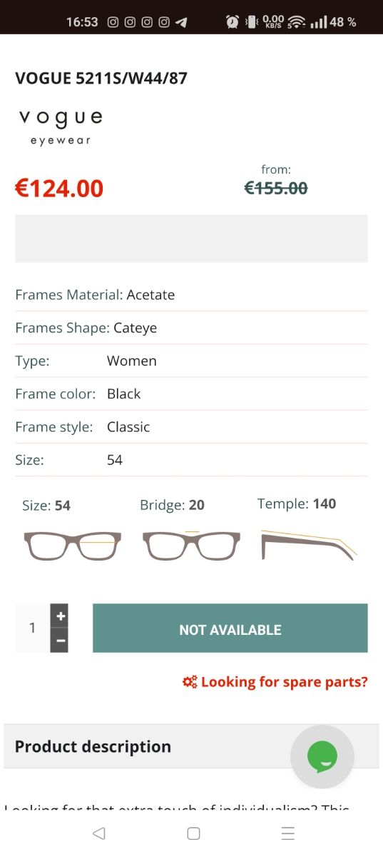 Gafas sol Vogue VO5211-S Gigi Hadid