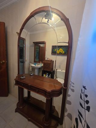 Recoger en persona) Mueble espejo tocador antiguo 
