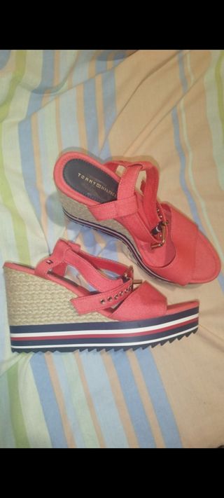 Sandalias Tommy Hilfiger rojas 38,5