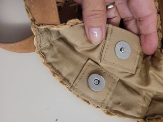 Borsa estiva in paglia beige