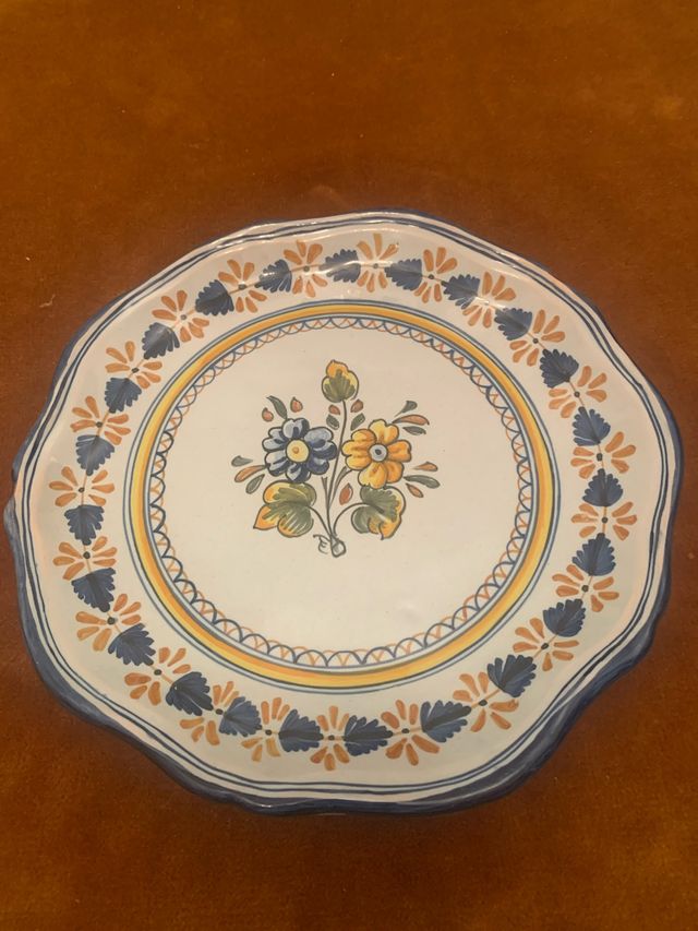 Plato Talavera 28 | Cerámica pintada a mano