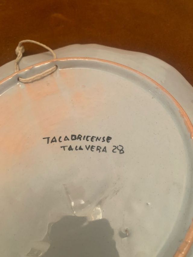 Plato Talavera 28 | Cerámica pintada a mano