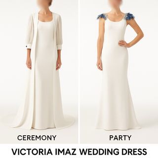 Vestido novia Victoria Imaz - 2 piezas