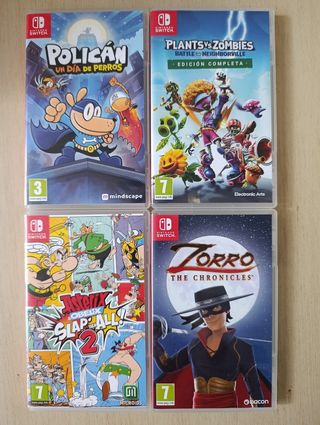 4 Juegos Nintendo Switch