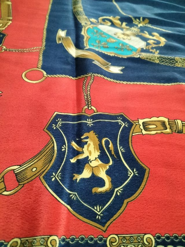 Foulard vintage seta multicolor