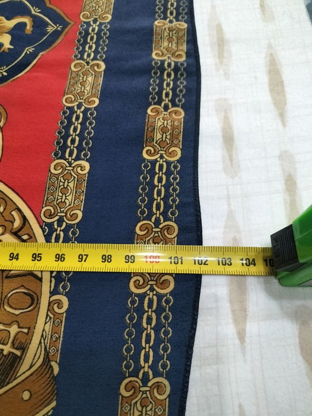 Foulard vintage seta multicolor