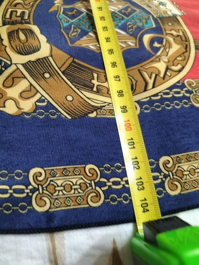 Foulard vintage seta multicolor