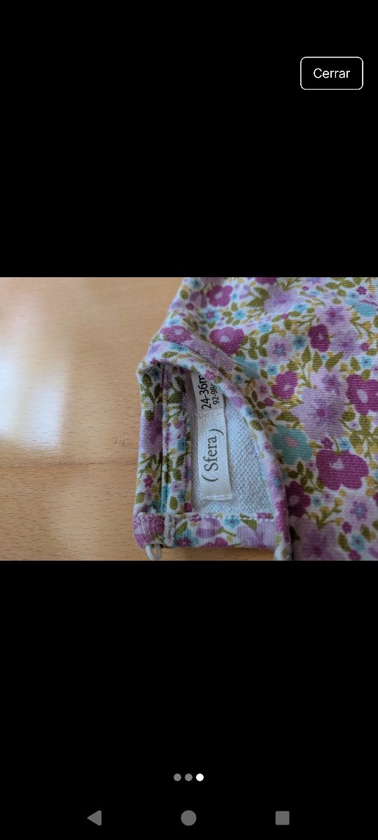 Conjunto niña flores - 2 piezas