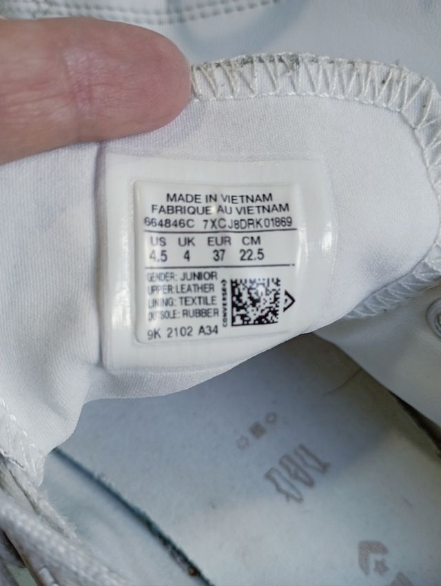 Zapatillas Converse piel - 37